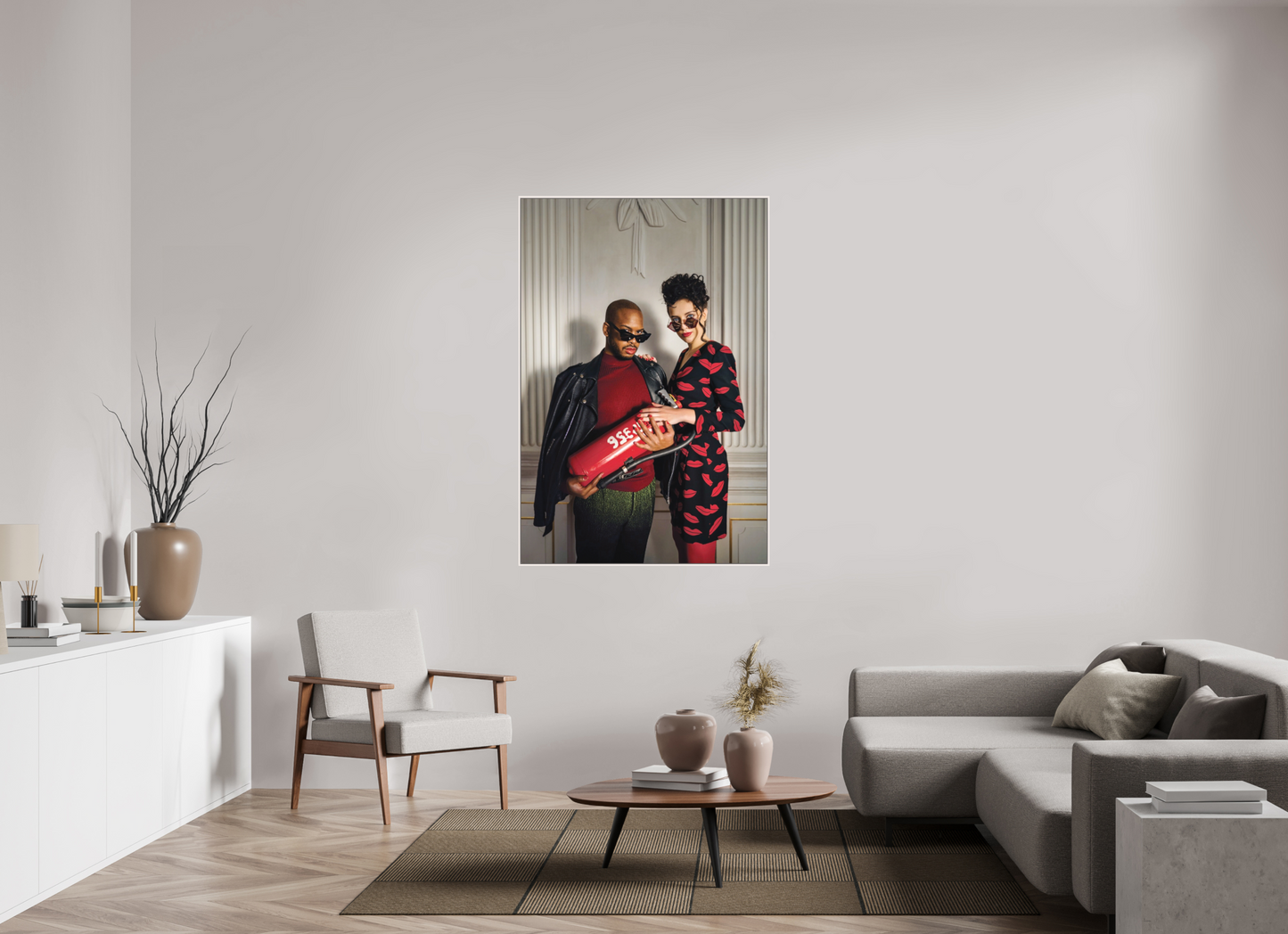 100 x 148,3 cm, KURVE CLASSIC NO GLASS fire limited edition 2/3
