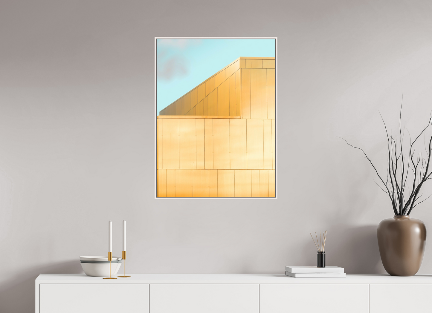 60 x 80 cm, KURVE CLASSIC NO GLASS golden hour