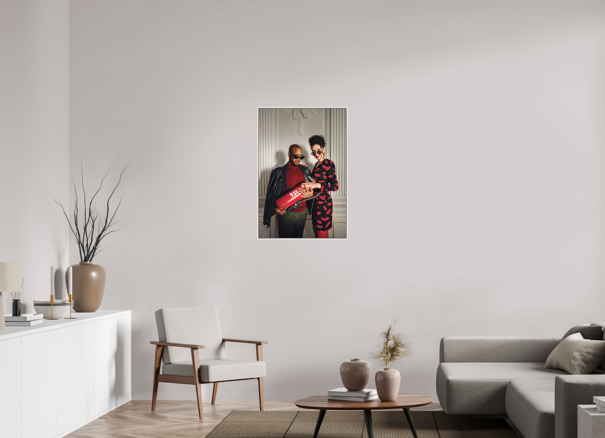 60 x 89 cm, KURVE CLASSIC NO GLASS fire limited edition 2/3